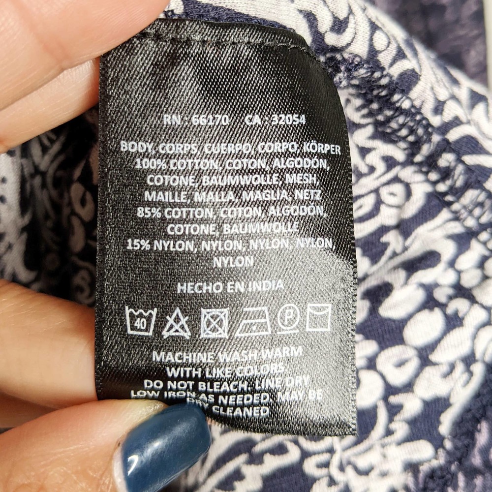 ANTHROPOLOGIE Blue Akemi Kin Marcella Boho Blouse Sz M - Picture 6 of 8